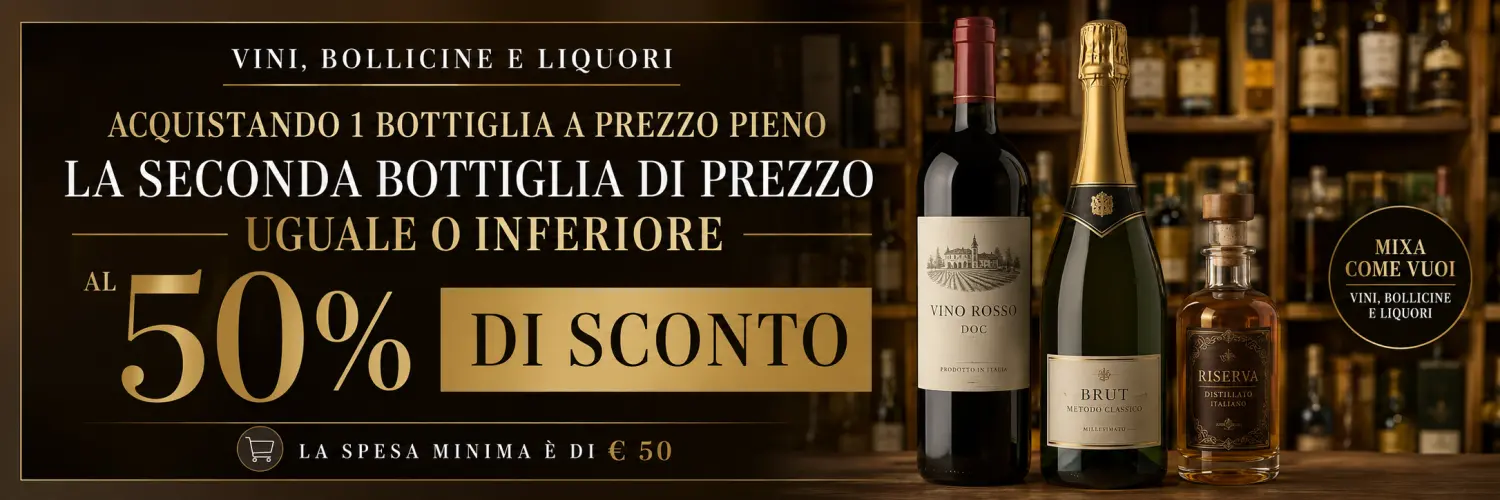 Promo 50% seconda bottiglia