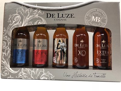 De Luze Evoluzione del cognac 5x 20 cl. de luze