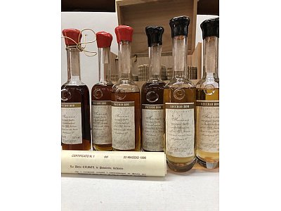 Selezione 6 brandy da cl.20 vecchio '800