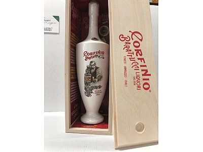 Anfora bianca ceramica con corfinio cl.35 160 ANNIVERSARIO