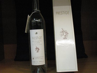 Distillato d'uva fragolino prestige