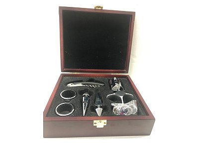 No Set champagne cassetta legno
