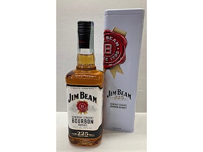 Jim beam white single tin