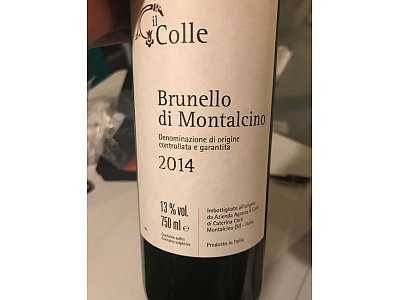 Il colle brunello di montalcino 2014