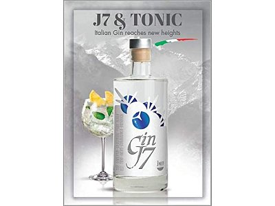 Jmef Jannamico Gin j7 premium dry gin jmef cl.70