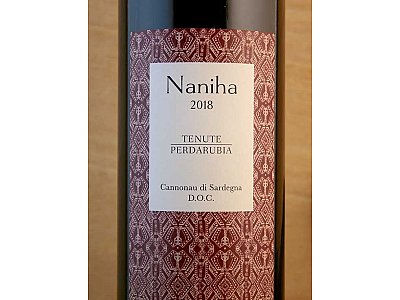 Perdarubia Naniha cannonau di sardegna perdarubia 2019