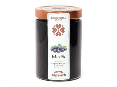 Alpenzu Confettura di mirtilli g.650 alpenzu