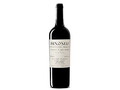 Binomio montepulciano d\'abruzzo riserva 2019