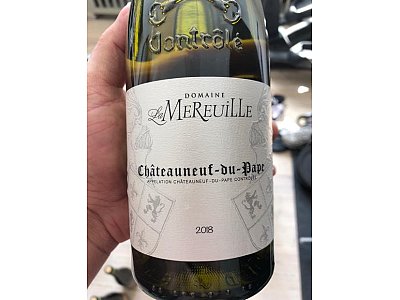 Potel Nicolas Chateauneuf du pape blanc 2021 dom. mereuille