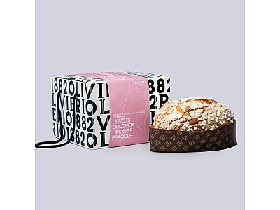 Olivieri 1882 Uovo di colomba limone e fragola g.750 olivieri