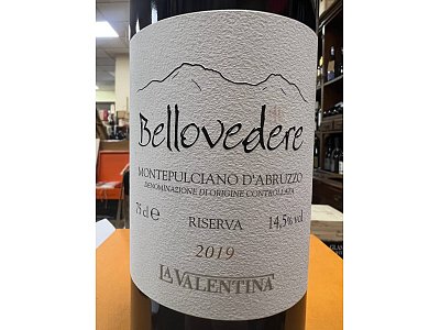 La Valentina Bellovedere la valentina riserva 2019