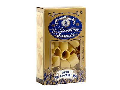 Pastificio Cav.giuseppe Cocco Mezzi paccheri caserecci g.250 n.103 cocco