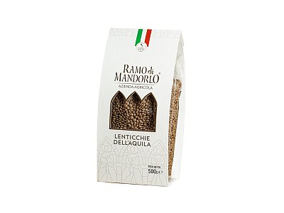 Ramo Di Mandorlo Lenticchie dell\'aquila 500g. ramo di mandorlo