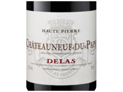 Delas Chateauneuf du pape 2021 haute pierre delas