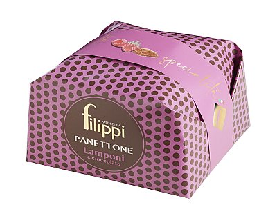 Filippi Pasticceria Panettone lamponi e cioccolato kg.1 filippi
