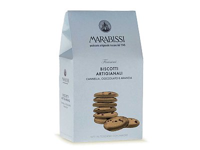 Biscotti cannella cioc. e arancia g.200 marabissi