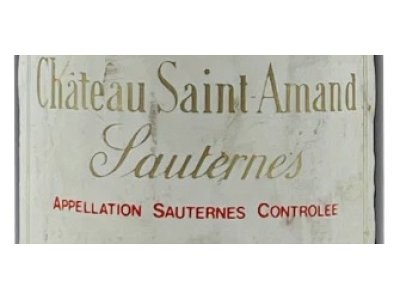 Chateau saint amand sauternes magnum