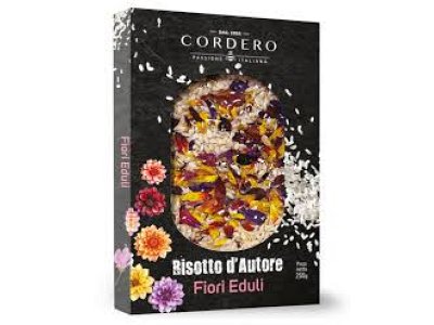 Risotto d'autore fiori eduli g.250 cordero