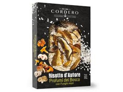 Risotto d'autore profumi del bosco g.250 cordero