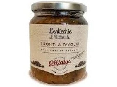 Lenticchie al naturale offidius g.350