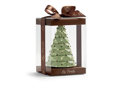 La Perla Di Torino Albero di cioccolato pistacchio la perla g.250