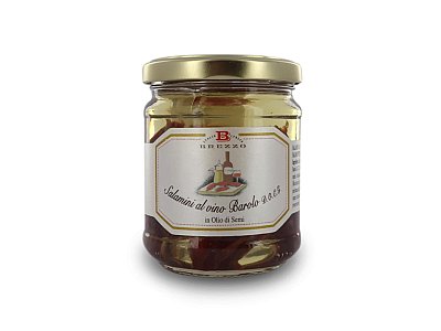 Salamini al barolo in olio g.180 brezzo