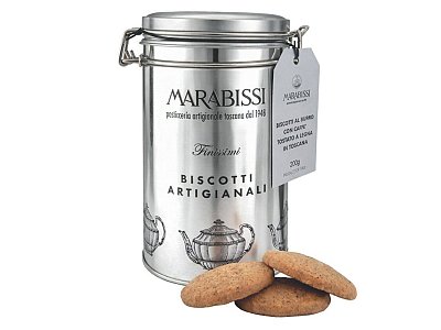 Marabissi Marabissi latta biscotti g.200 a caffè tostato ap