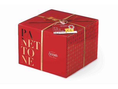 Scarpato Pasticceria Panettone classico kg.1 scatola scarpato